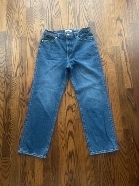 Blue Denim Jeans - Classic Straight Fit